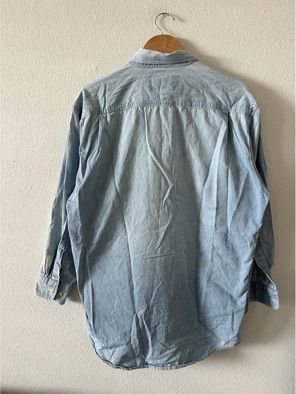 Vintage Chaps Ralph Lauren Denim Button Down Shirt 16 32/33